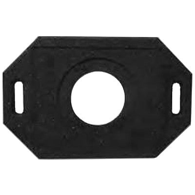 Traffic Delineator Cone 30lb Rectangular Rubber Base - Traffic Safety Supplies