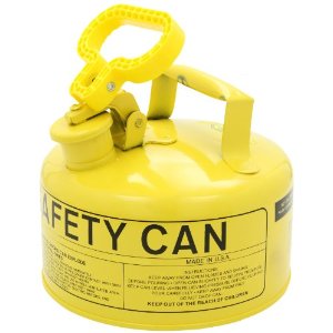 1-Gallon Diesel Fuel Container, NO Funnel, Yellow - Safety Cans