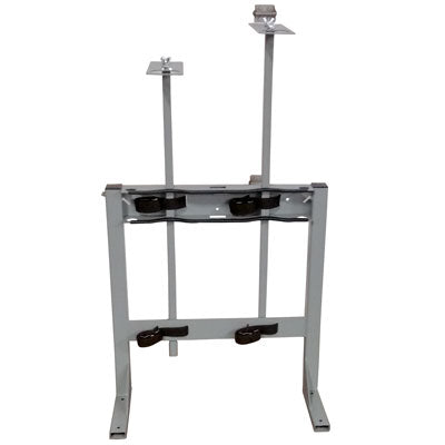Mobile/Floor Mount Double Gas Cylinder Stand, steel - Gas Cylinder Storage