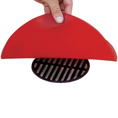 Drain Cover Seal Protector II, Round 12in Dia. Red - Stormwater Management
