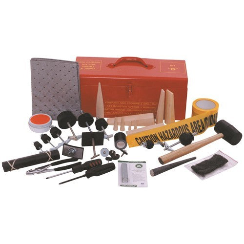 Drum Leak Repair Kit  Non-Sparking Tools, red - Emergency Leak Repair