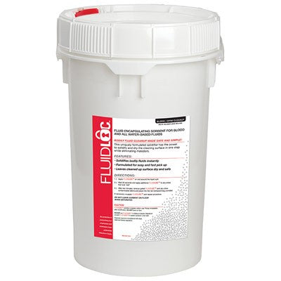 Body Fluid Cleanup Sorbent, One (1) 6.5 gal screw top pail - Spill Kits