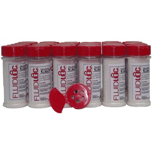 Body Fluid Cleanup Sorbent, Twenty four (24) 4 oz shaker jars - Spill Kits
