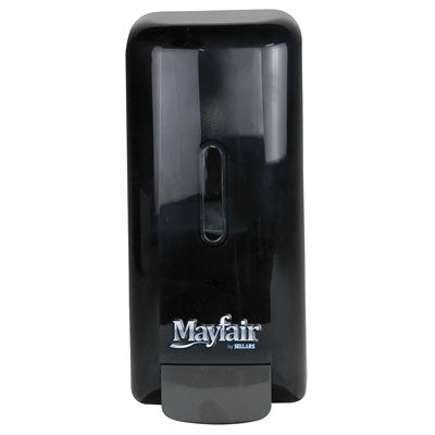 Manual Foam Soap Dispenser, Black DISCONTINUED, plastic