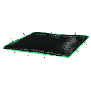 Foam Wall Containment Berm 2"h 8x10' Copolymer-2000, black, 88 gallon capacity - Spill Containment Berms