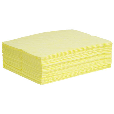 Hazmat Absorbent Pads, 15x19 in. Heavy Weight 50/case - Absorbent Pads & Rolls