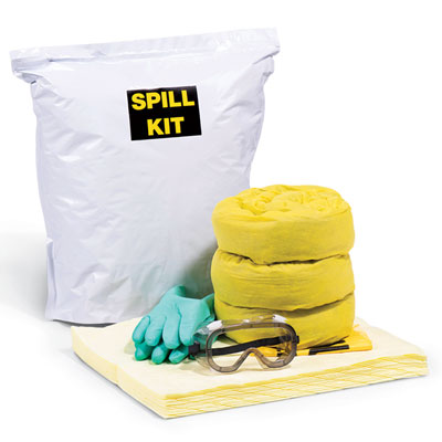 chemical hazmat spill kit in foil bag ASPKHZ-FOILBS