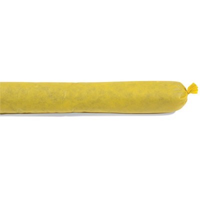 Hazmat Chemical Absorbent Socks, 3 In. x 8 Ft., 15/case, 25 gal capacity