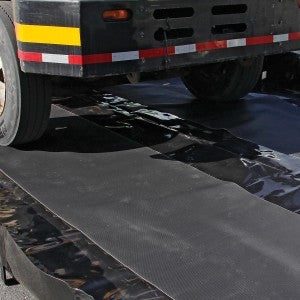 Tire Track Guard 12x12' for Instant Berm, black, belting - Spill Containment Berms