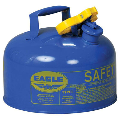 2-Gal Kerosene Can. NO Funnel, Blue - Safety Cans