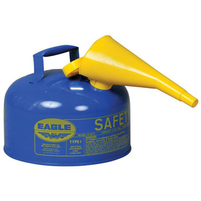 2-Gal Kerosene Can WITH Funnel, Blue - Safety Cans