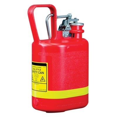 1-Gal Poly Laboratory Container - NO Funnel, Red - Safety Cans