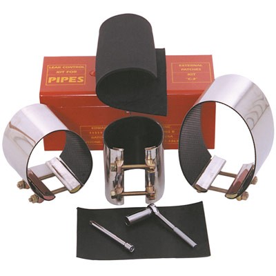 Leak Repair Clamp for Pipe Kit (Non-Sparking Tools) - Emergency Leak Repair