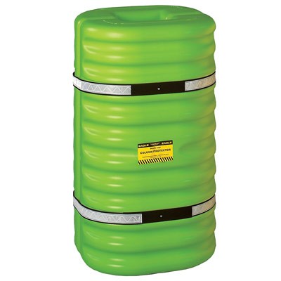 12 inch Lime Green Column Protector - Facility Protection