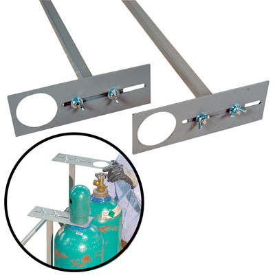 Locking Post Collar Set for Double Cylinder Hand Trucks, steel - Gas Cylinder Storage