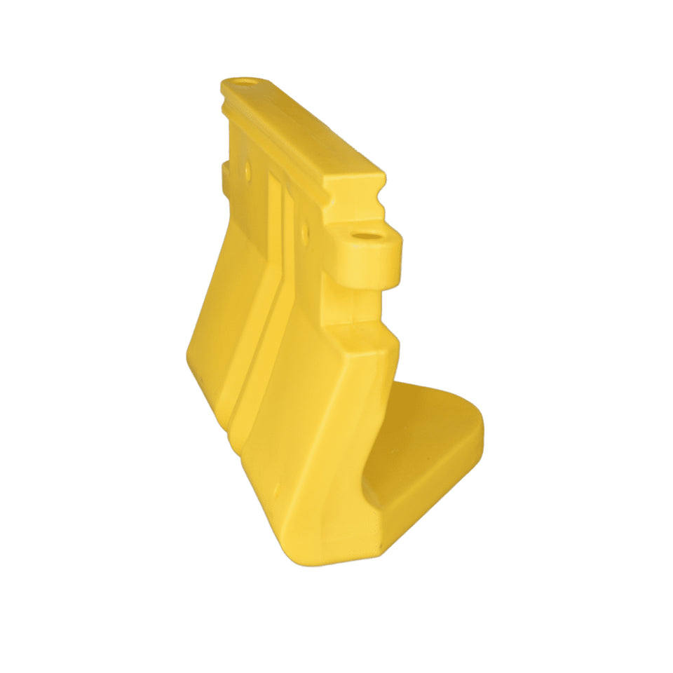Spill Containment Wall Berm - 2'H Corner Component, yellow, polyethylene - Spill Containment Berms