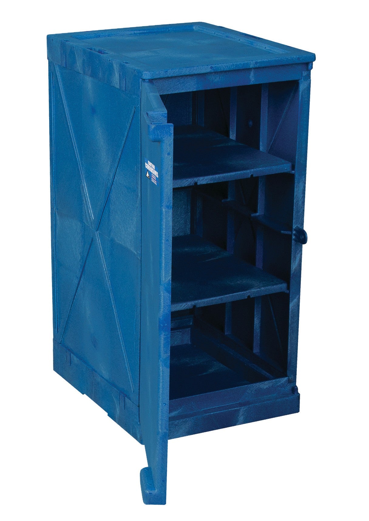 12-Gal Blue Poly Acid/Corrosive Safety Cabinet - manufacturer product image 2