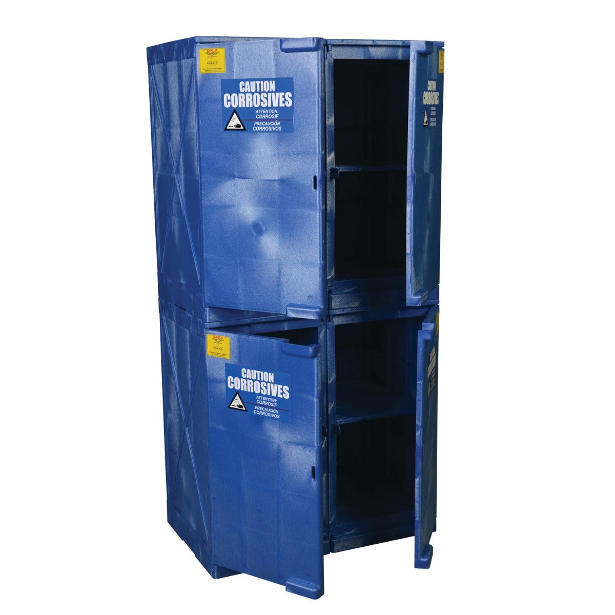 48-Gal Blue Poly Acid/Corrosive Safety Cabinet - manufacturer product image 2