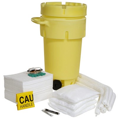 50 Ga. Drum Spill Kit with wheels, Oil Only - Spill Kits
