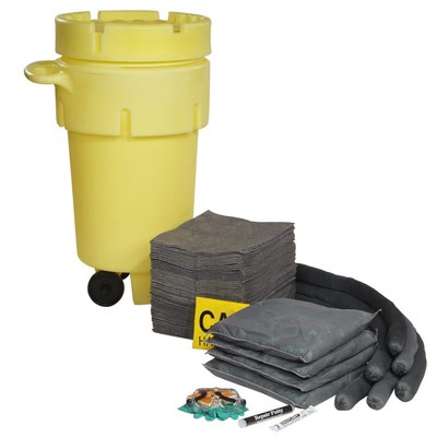 50 Ga. Drum Spill Kit with wheels, Universal - Spill Kits