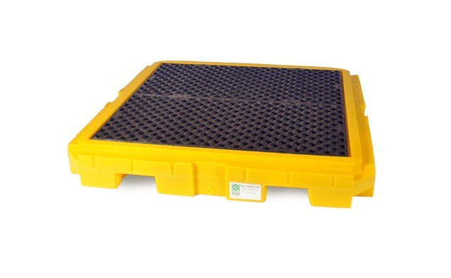 Spill Pallet Only (for Modular Spill Pallets), polyethylene, 75 gallon capacity - Spill Containment
