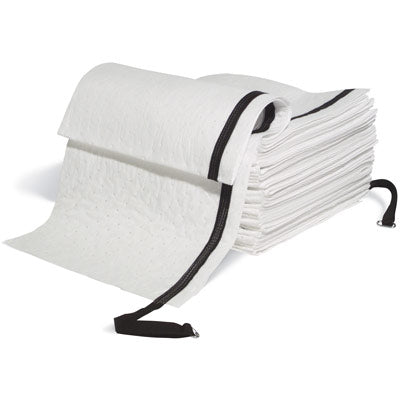 Oil Absorbing Sweep 19 In. x 100 Ft., 25.3 gal capacity - Absorbent Pads & Rolls
