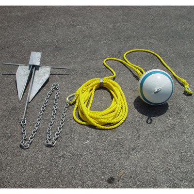 Anchor System for Spill Containment Boom, galvanized steel - Non-Absorbent Containment Booms