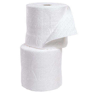 Oil Absorbent Roll, Bonded, Medium Weight, 2 Rolls - Absorbent Pads & Rolls