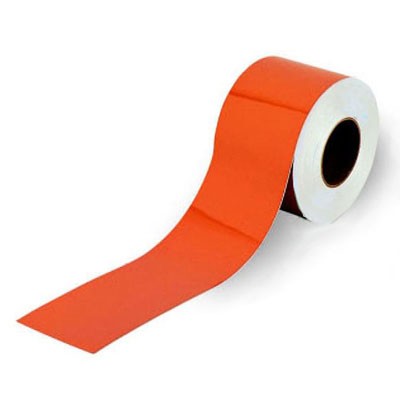 Orange Reflective Sheeting Tape 4"W Roll - Traffic Safety Supplies