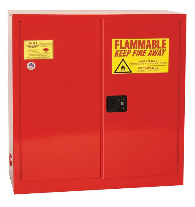 40-Gal Paint & Ink Self-Closing Red Safety Cabinet - manufacturer product image 1