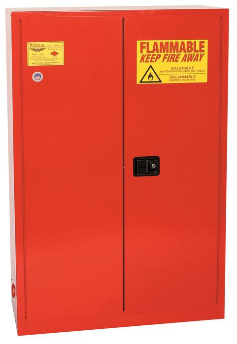 60-Gal Paint & Ink Sliding Door Red Safety Cabinet - manufacturer product image 1