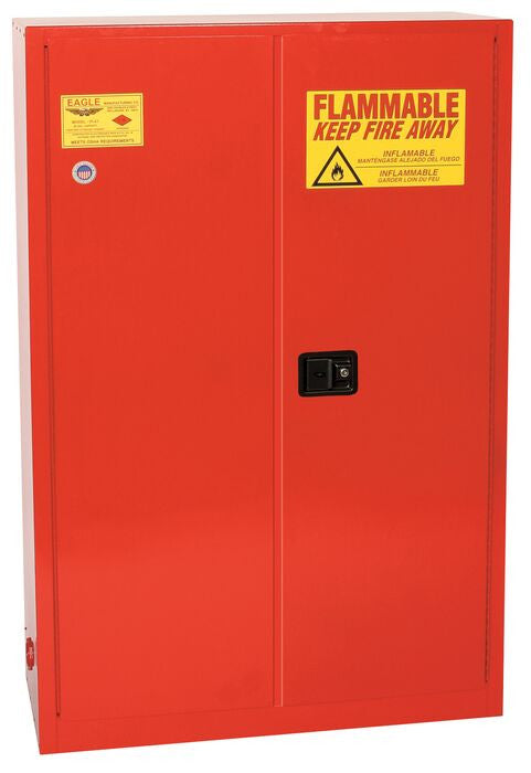 60-Gal Paint & Ink Manual Close Red Safety Cabinet - manufacturer product image 1