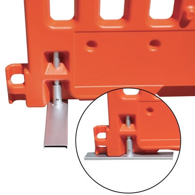 Crowd Control Pedestrian Barricade Leg Kit, steel - Traffic Safety Supplies