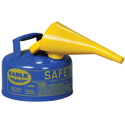 1-Gal Kerosene Can WITH Funnel, Blue - Safety Cans