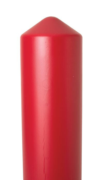 4 inch Round 56 inch Red Smooth Post Sleeves - manufacturer product image 3