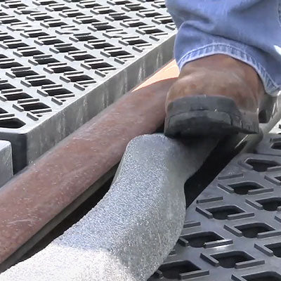 Railroad Track Pan Rail Gasket (Composite Model), polyethylene - Railroad Track Pans