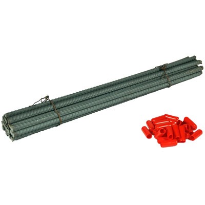 Railroad Track Pan Rebar Fasteners (20-pack) - Railroad Track Pans