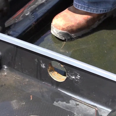 Railroad Track Pan Side Pan Seam Cover (Composite Model)