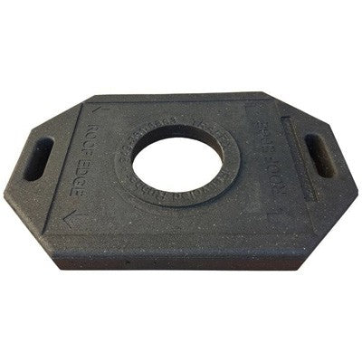 Roof Edge Delineator Cone 30lb Rubber Base - Traffic Safety Supplies