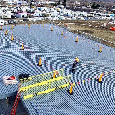 Roof Edge Delineator Contractor Bundle, polyethylene - Traffic Safety Supplies
