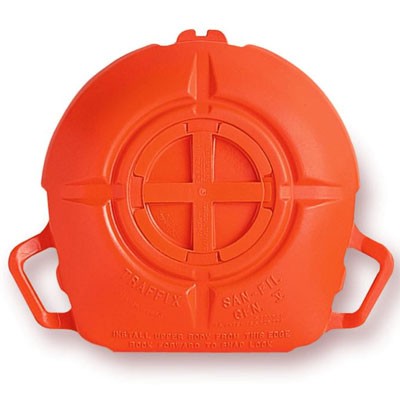 Traffic Channelizer Drum Ballasting Base, polyethylene - Traffic Safety Supplies
