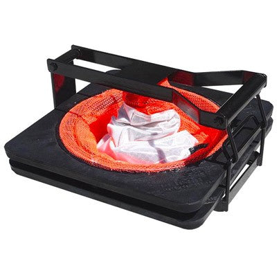 Two 28" Spring Traffic Cones & Tote, and, with reflective collars - Traffic Safety Supplies