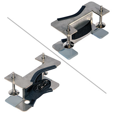 Stainless Steel Bench Mount Gas Cylinder Bracket - Gas Cylinder Storage