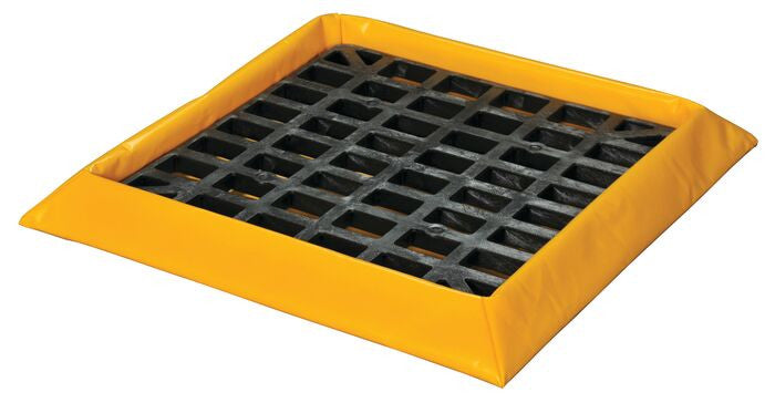 1-Drum Flexible Spill Pallet, w/Grates - manufacturer product image 1