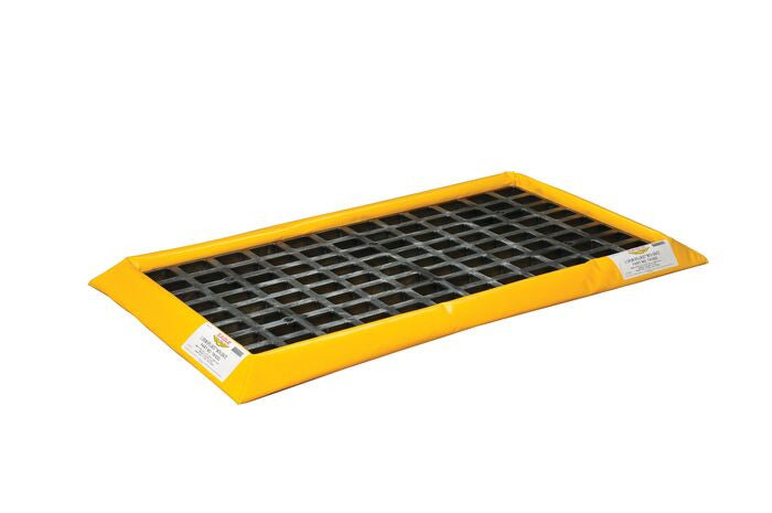 2-Drum Flexible Spill Pallet, w/Grates - manufacturer product image 1