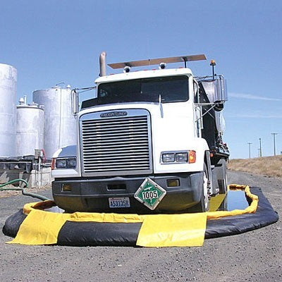 Spill Containment Berm, Throw N' Go, 15 ft. x 66 ft x 1 ft - Spill Containment Berms