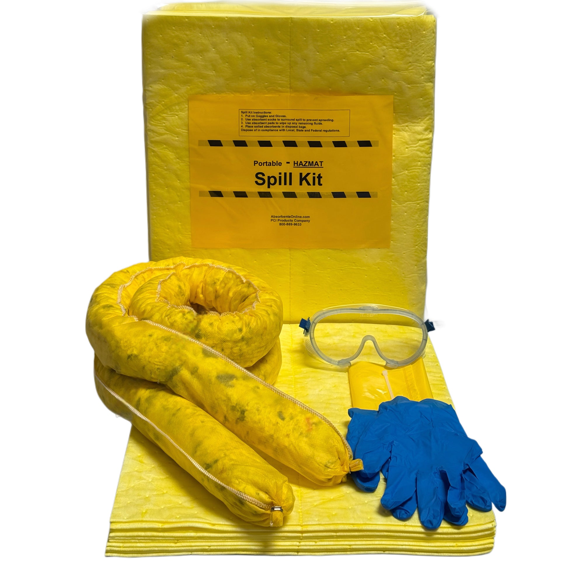 Portable Spill Kit, Hazmat - Spill Kits