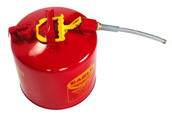 5 Gallon Type II Safety Can - 5/8" Spout, Red - manufacturer product image 3