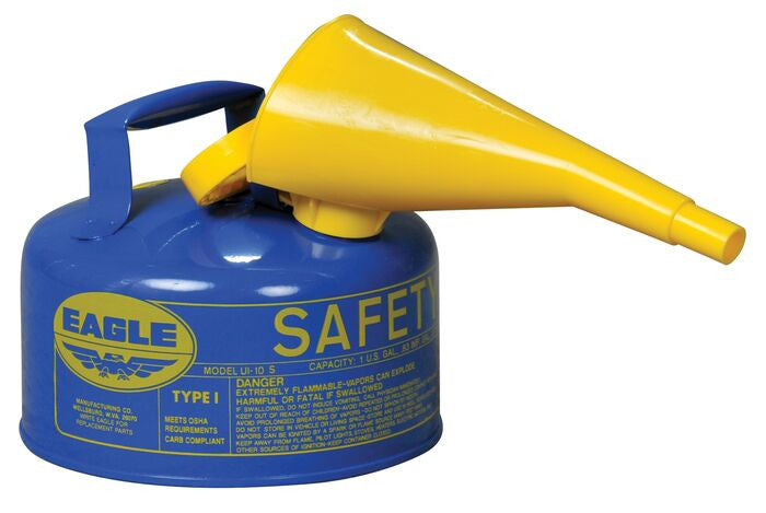 1-Gal Kerosene Can WITH Funnel, Blue - manufacturer product image 1