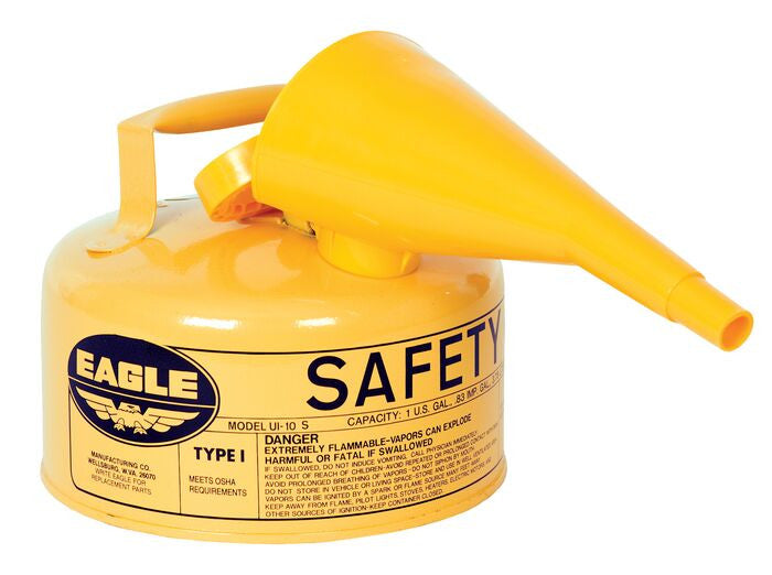 1-Gallon Diesel Fuel Container WITH Funnel, Yellow - manufacturer product image 1